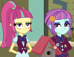 Size: 458x356 | Tagged: safe, sour sweet, sunny flare, equestria girls, g4, my little pony equestria girls: friendship games, clothes, crystal prep academy uniform, school uniform