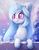 Size: 600x769 | Tagged: safe, artist:rodrigues404, oc, oc only, oc:snow bunny, pony, unicorn, snow, snowfall, solo