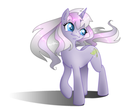 Size: 2400x2150 | Tagged: safe, artist:daydreamerpony, oc, oc only, oc:pristine lavender, pony, unicorn, female, mare, simple background, solo, transparent background