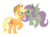 Size: 2592x1936 | Tagged: safe, artist:squipycheetah, applejack, fluttershy, bat pony, pony, bats!, g4, alternate cutie mark, alternate eye color, alternate hairstyle, alternate universe, applejack's hat, bat wings, cowboy hat, cute, fangs, female, floating, flutterbat, flying, grin, hair tie, happy, hat, lesbian, nervous, nervous smile, race swap, raised hoof, red eyes, ship:appleshy, shipping, simple background, smiling, smirk, spread wings, surprised, transparent background, vector, wavy mouth