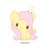 Size: 600x600 | Tagged: safe, artist:daieny, angel bunny, fluttershy, g4, chibi, cute