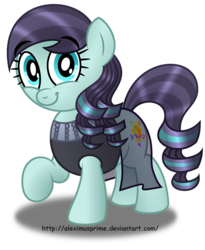 Size: 1000x1220 | Tagged: safe, artist:aleximusprime, coloratura, g4, clothes, costume, female, simple background, solo, transparent background