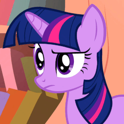 Size: 505x505 | Tagged: safe, screencap, twilight sparkle, g4, owl's well that ends well, animated, blinking, female