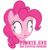 Size: 12500x12500 | Tagged: safe, artist:sirhcx, pinkie pie, earth pony, pony, g4, absurd resolution, derp, error, female, mare, shirt design, simple background, solo, transparent background, vector