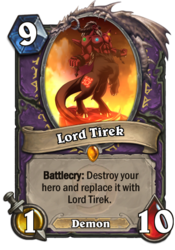 Size: 400x573 | Tagged: safe, lord tirek, demon, g4, card, crossover, hearthstone, legendary, trading card, trading card game, warlock