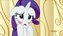 Size: 1920x1080 | Tagged: safe, screencap, rarity, applejack's "day" off, g4, discovery family logo, eyelid pull, faic, floppy ears