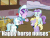 Size: 480x360 | Tagged: safe, screencap, cotton cloudy, dinky hooves, liza doolots, petunia, princess luna, snowfall frost, spirit of hearth's warming yet to come, starlight glimmer, tootsie flute, moth, pony, a hearth's warming tail, g4, angry moth noises, animated, caption, descriptive noise, female, gif with captions, hoofy-kicks, horse noises, meme, moth noises
