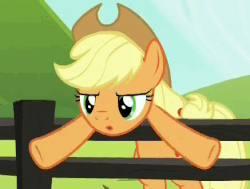 Size: 437x331 | Tagged: safe, screencap, applejack, earth pony, pony, applejack's "day" off, g4, season 6, animated, bipedal, female, flailing, loop, silly, silly pony, solo, who's a silly pony