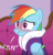 Size: 404x421 | Tagged: safe, edit, edited screencap, screencap, rainbow dash, pegasus, pony, applejack's "day" off, g4, bathrobe, blatant lies, blushing, caption, clothes, cute, dashabetes, denial, female, i'm not cute, mare, rainbow dash always dresses in style, rainbow dash is best facemaker, robe, sitting, solo, tsunderainbow, tsundere