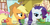 Size: 1920x970 | Tagged: safe, screencap, applejack, rarity, applejack's "day" off, g4, discovery family logo, drunk, meme, youtube caption