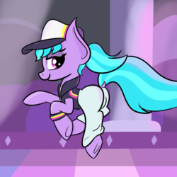 Size: 540x540 | Tagged: safe, artist:finnanon, azure velour, g4, the saddle row review, dancing