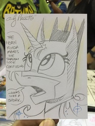 Size: 1024x1365 | Tagged: safe, artist:andypriceart, princess luna, g4, batman, cowl, female, solo, traditional art