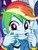 Size: 293x383 | Tagged: safe, artist:baekgup, rainbow dash, equestria girls, g4, cropped, cute, dashabetes