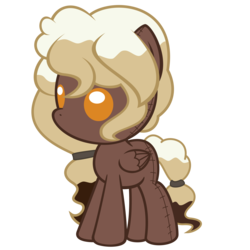 Size: 3000x3000 | Tagged: safe, artist:besttubahorse, oc, oc only, oc:sweet mocha, pegasus, pony, base used, female, high res, mare, plushie, simple background, solo, transparent background, vector