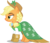 Size: 6450x5550 | Tagged: safe, artist:cencerberon, applejack, spirit of hearth's warming past, a hearth's warming tail, g4, my little pony: friendship is magic, .svg available, absurd resolution, color, colored, female, show accurate, simple background, solo, transparent background, vector