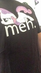 Size: 540x960 | Tagged: safe, sweetie belle, g4, clothes, meh, merchandise, shirt, welovefine