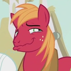 Size: 321x322 | Tagged: safe, screencap, big macintosh, earth pony, pony, crusaders of the lost mark, g4, cropped, crying, faic, male, solo, stallion