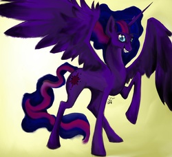 Size: 936x853 | Tagged: safe, artist:firimil, twilight sparkle, alicorn, pony, g4, fanfic art, female, mare, nightmare, nightmare twilight, nightmarified, solo, twilight sparkle (alicorn)