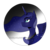 Size: 1750x1750 | Tagged: safe, artist:lucky_night, princess luna, g4, female, looking up, simple background, solo, spread wings