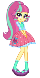 Size: 1800x3500 | Tagged: safe, artist:mixiepie, sour sweet, equestria girls, g4, my little pony equestria girls: friendship games, alternate universe, canterlot high, clothes, cute, dress, female, freckles, mary janes, shoes, simple background, skirt, socks, solo, transparent background, vector, wondercolts