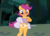 Size: 3600x2605 | Tagged: safe, artist:liggliluff, derpibooru exclusive, scootaloo, anthro, g4, belly button, blushing, clothes, comic, dress, embarrassed, embarrassed underwear exposure, female, flower pattern underwear, forest, high res, panties, ribbon, silly panties, skirt, skirt flip, skirtaloo, solo, summer dress, sundress, underwear, upskirt, vector, wind, yellow underwear, young