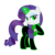 Size: 1152x1152 | Tagged: safe, artist:almostfictional, artist:motownwarrior01, rarity, g4, crossover, dc comics, female, green lantern, green lantern (comic), green lantern ring, horn, horn ring, power ring, ring, simple background, solo, transparent background