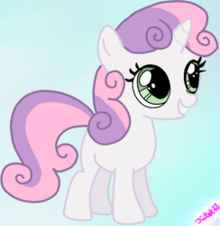 Size: 883x905 | Tagged: safe, artist:kotek55, sweetie belle, g4, female, solo