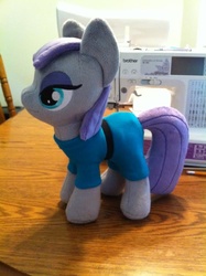 Size: 562x753 | Tagged: safe, artist:planetplush, maud pie, g4, 4de, irl, photo, plushie, prototype, solo