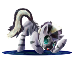 Size: 4842x3628 | Tagged: safe, artist:owlvortex, zecora, zebra, g4, absurd resolution, cute, female, foal, lineless, simple background, solo, transparent background, younger, zecorable
