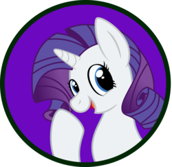 Size: 907x880 | Tagged: safe, artist:koonzypony, rarity, g4, button, female, pin, solo