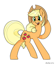 Size: 1400x1600 | Tagged: safe, artist:melodicmarzipan, applejack, g4, female, simple background, solo