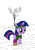 Size: 1128x1600 | Tagged: safe, artist:datapony, twilight sparkle, pony, unicorn, g4, female, filly, snow, solo