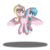 Size: 1024x1018 | Tagged: safe, artist:dianlie, oc, oc only, oc:double mind, oc:power plant, half alicorn half pegasus, multiple heads, two heads