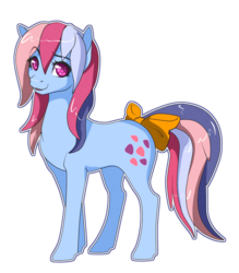 Size: 1280x1459 | Tagged: safe, artist:sugarcup, sweet stuff, earth pony, pony, g1, bow, cute, female, simple background, solo, sweet sweet stuff, tail, tail bow, transparent background
