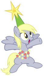 Size: 7000x12100 | Tagged: safe, artist:tardifice, derpy hooves, pegasus, pony, a hearth's warming tail, g4, absurd resolution, derpy star, female, mare, open mouth, open smile, simple background, smiling, solo, spread wings, transparent background, vector, wings