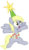 Size: 7000x12100 | Tagged: safe, artist:tardifice, derpy hooves, pegasus, pony, a hearth's warming tail, g4, my little pony: friendship is magic, absurd resolution, derpy star, female, mare, open mouth, open smile, simple background, smiling, solo, spread wings, transparent background, vector, wings