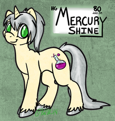 Size: 690x732 | Tagged: safe, artist:felisrandomis, oc, oc only, oc:mercury shine, simple background, solo, unshorn fetlocks