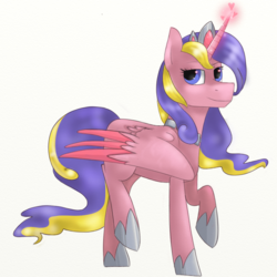 Size: 859x860 | Tagged: safe, artist:amber flicker, princess cadance, alicorn, pony, g4, corrupted, female, nightmare cadance, nightmarified, solo