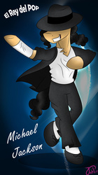 Size: 670x1193 | Tagged: safe, artist:jack-pie, oc, oc only, dancing, michael jackson, solo