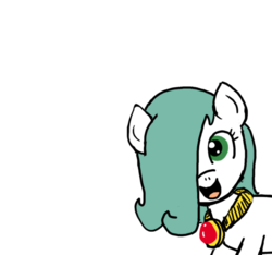 Size: 640x600 | Tagged: safe, artist:ficficponyfic, color edit, edit, oc, oc only, oc:emerald jewel, earth pony, pony, colt quest, amulet, child, color, colored, colt, cute, exploitable, femboy, hair over one eye, image macro, male, meme, reaction image, solo, template, trap