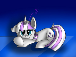 Size: 1600x1200 | Tagged: safe, artist:fenrir connell, twilight velvet, g4, cute, female, heart, solo