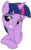 Size: 7000x11280 | Tagged: safe, artist:tardifice, twilight sparkle, alicorn, pony, g4, my little pony: friendship is magic, the saddle row review, absurd resolution, female, grin, mare, simple background, smiling, smuglight sparkle, solo, transparent background, twilight sparkle (alicorn), vector