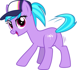 Size: 6000x5440 | Tagged: safe, artist:cheezedoodle96, artist:luckreza8, edit, azure velour, earth pony, pony, g4, the saddle row review, absurd resolution, butt, cute, misleading thumbnail, plot, solo, vector