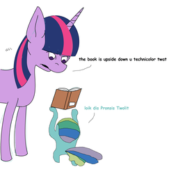 Size: 3896x3960 | Tagged: safe, twilight sparkle, oc, oc:rainbomination, g4, 1000 hours in ms paint, comic sans, high res, ms paint