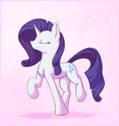 Size: 1821x1919 | Tagged: safe, artist:wolfypon, rarity, g4, eyes closed, female, pose, shadow, solo