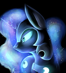 Size: 2700x3000 | Tagged: safe, artist:velvetremedyarts, nightmare moon, g4, female, high res, solo