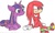 Size: 932x562 | Tagged: safe, artist:cmara, twilight sparkle, alicorn, pony, g4, crossover, knuckles the echidna, male, sonic the hedgehog, sonic the hedgehog (series), traditional art, twilight sparkle (alicorn)