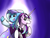 Size: 4000x3000 | Tagged: safe, artist:dazed-and-wandering, starlight glimmer, trixie, pony, unicorn, g4, my little pony: friendship is magic, no second prances, clothes, duo, female, high res, mare, singing