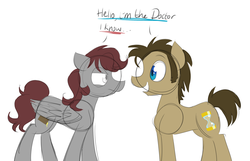 Size: 1280x826 | Tagged: safe, artist:estrill, doctor whooves, time turner, oc, pony, g4, male, stallion