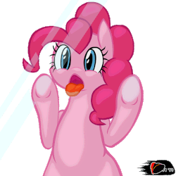 Size: 800x800 | Tagged: safe, artist:ggumbaramggun, pinkie pie, g4, against glass, animated, female, glass, licking, solo, tongue out, window licking
